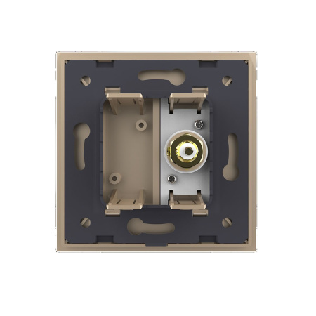 Розетка видео RCA "тюльпан" Золотая Livolo