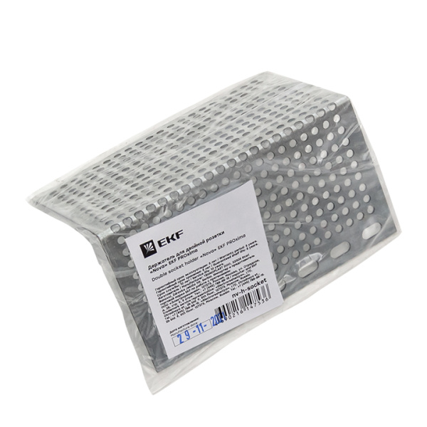 Держатель для двойной розетки "Nova" PROxima EKF