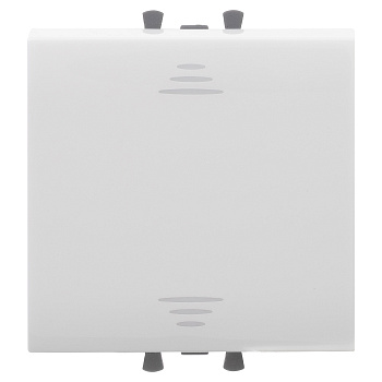 Перекрестный переключатель одноклавишный модульный, "Avanti", "Белое облако", 2 модуля DKC