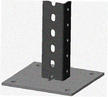 Стойка напольная (потолочная) СНП1280 УХЛ1,горячее цинкование, S2,5