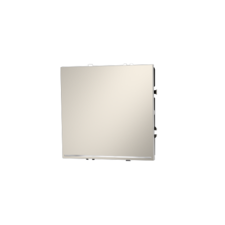 Выключатель встраиваемый Voltum S70 одноклавишный с подсветкой 10А, (кашемир)