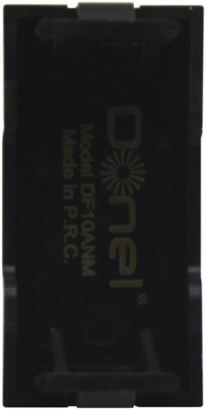 Donel Заглушка 1 мод., черн. матовая (22.5х45мм)