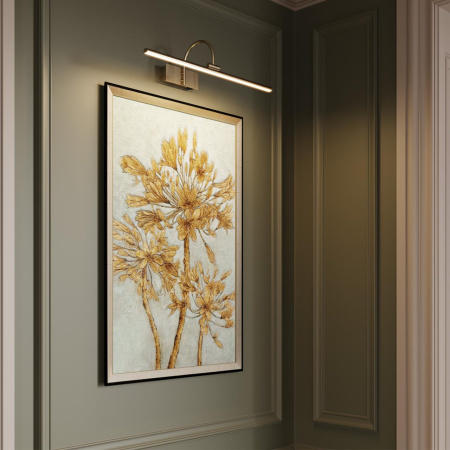 Подсветка для картин с выкл.LED 12W 4000К 570Лм GEBA бронзовый/металл/акрил ODEON LIGHT