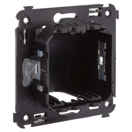 Вывод кабеля из стены "Avanti", "Черный матовый" DKC