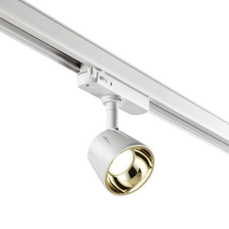 Трехфазный трековый св/д св-к IP20 LED 4000K 10W 100-265V белый/золото KNOF NOVOTECH