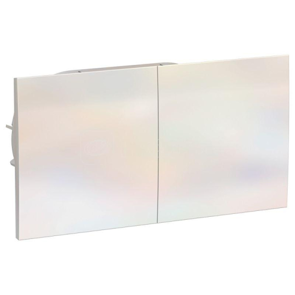 ATLASDESIGN Розетка СУ 2 мест земля шторки сдвижная крышка 16А жемчуг IP20 Schneider Electric