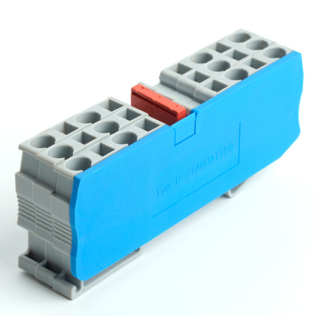 LD562-1-40 Торцевая заглушка для ЗНИ LD554 4 мм² (JXB ST 4), синий STEKKER