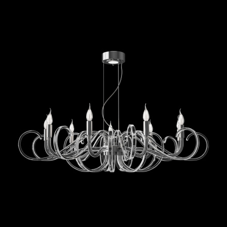 Люстра 9*E14 40Вт Прозрачный IP20 Atlanta MOD051PL-09TR Maytoni Люстра 9*E14 40Вт Прозрачный IP20 Atlanta MOD051PL-09TR Maytoni