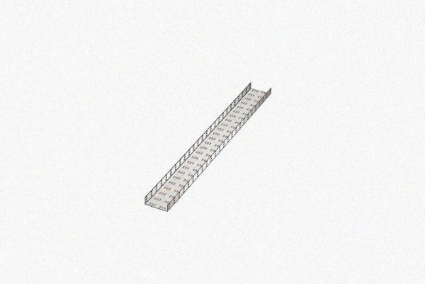 Лоток замковый перфорированный ЛМЗ 50х50х2000 У3, окрашенный, S1,0