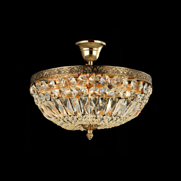 Люстра 5*E14 60Вт Золото Антик IP22 Tiara DIA500-CL-30-05-G Maytoni