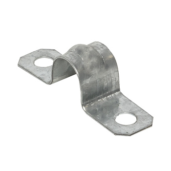 Скоба металлическая двухлапковая d12-13 мм (10 шт) PROxima EKF