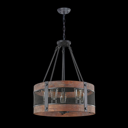 Подвесной светильник 5*E27 60Вт Черный IP20 Vittoria FR4561-PL-05-B Freya