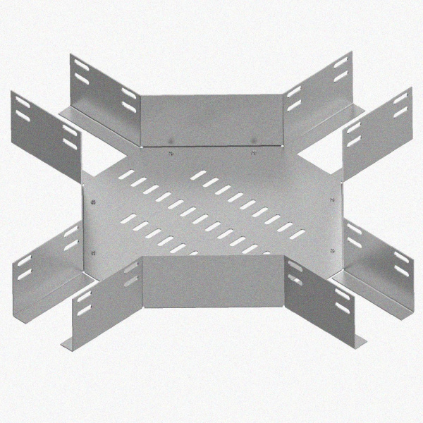 Лоток крестообразный перфорированный КМ 600х50 У3, окрашенный, S1,5
