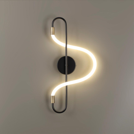 Настенный св-к IP20 LED 12W 720Лм 4000K KEYS черный/античная бронза ODEON LIGHT
