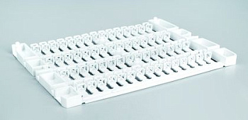 Маркировка для провода, с кольцом, 0,5-1,5 кв.мм., белая DKC