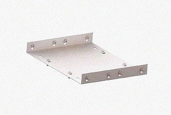 Соединитель лотковый замковый СЛЗ-400х200х1,5 УТ1,5, оцинкованный лист, S1,5