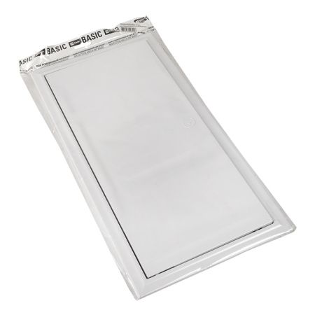 Люк ревизионный пластик с нажим, замком 200х400 (ШхВ внутр,) EKF Basic