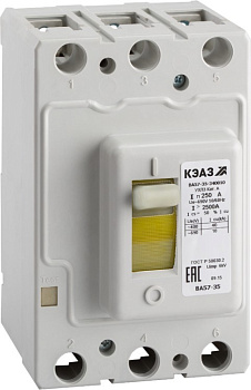 Выключатель автоматический ВА57-35 100А РЭ1250А