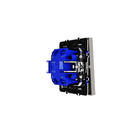 Выключатель встраиваемый Voltum S70 двухклавишный 10А, (кашемир)