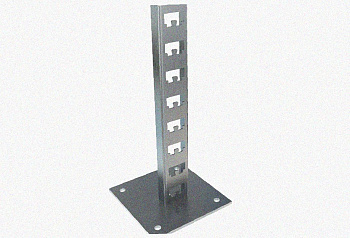 Стойка кабельная напольная одинарная К1171х600 УТ1,5 горячее цинкование, L600