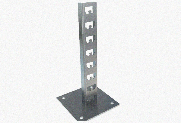 Стойка кабельная напольная одинарная К1171х600 УТ1,5 горячее цинкование, L600