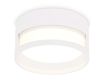 Светильник накладной TN5505 SWH/CL белый песок/прозрачный GX53 D85*43 Ambrella Light