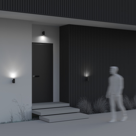 Настенный светильник (бра) 50Вт Серый IP54 Bowery O574WL-01GR Outdoor Maytoni