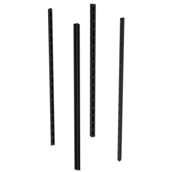 Стойки вертикальные для напольных 19" IT-корпусов ДКС серии CQE, В=1800мм, без дополнительных креплений, 4шт, RAL9005 DKC