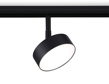 Светильник светодиодный трековый для шинопровода Magnetic GL3853 BK черный IP20 12W 4200K 48V D95*30 Ambrella Light