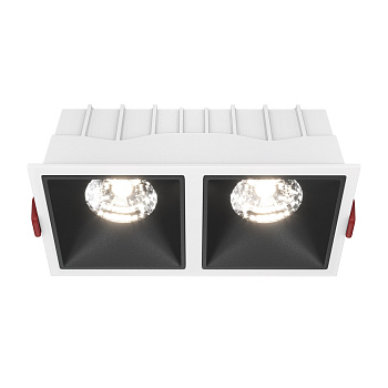 Встраиваемый светильник LED 30Вт Бело-черный IP20 Downlight DL043-02-15W4K-D-SQ-WB Technical Maytoni