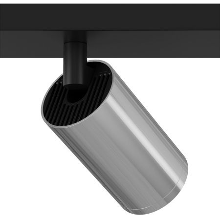 Потолочный светильник 2*GU10 10Вт Черный и Хром IP20 FOCUS S C051CL-02BCH Technical