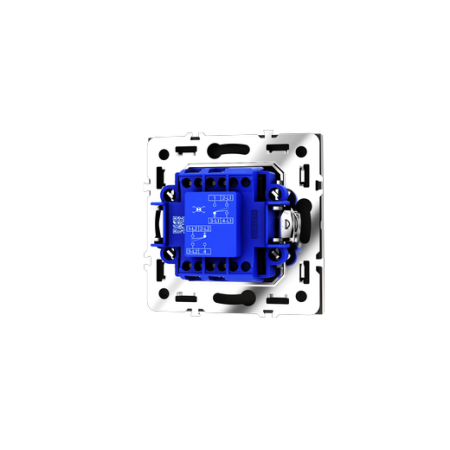 Перекрестный переключатель встраиваемый Voltum S70 одноклавишный 10А, (кашемир)
