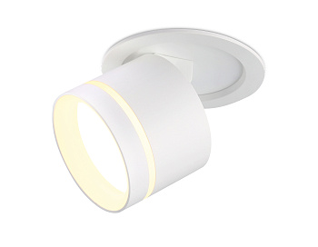 Встраиваемый поворотный точечный светильник TA1431 SWH/FR белый песок/белый матовый GX53 D85*95 Ambrella Light