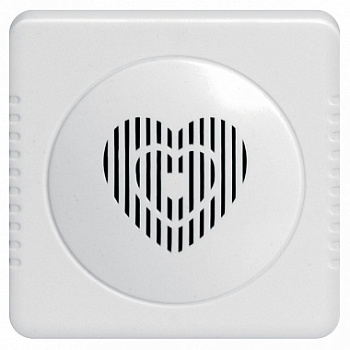 Звонок проводной Сюрприз 12 мел. с кнопкой и проводом 2ААх1.5В 80-90дБА бел. Тритон