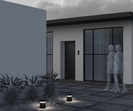 Ландшафтный светильник 10Вт 3000К Графит IP54 Grip O460FL-L10GF3K Outdoor Maytoni