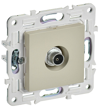 SKANDY Розетка TV оконечная SK-A12B бежевый IEK