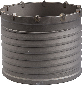 Коронка буровая, конусная посадка, без оснастки, d=125мм, L=100мм ЗУБР