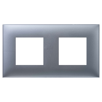 Рамка "Avanti", "Закаленная сталь", 2 поста (4 мод.) DKC
