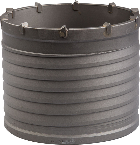 Коронка буровая, конусная посадка, без оснастки, d=125мм, L=100мм ЗУБР