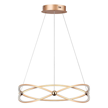 Люстра LED 4000K 43W 220V LESLA золотой/прозрачный ODEON LIGHT