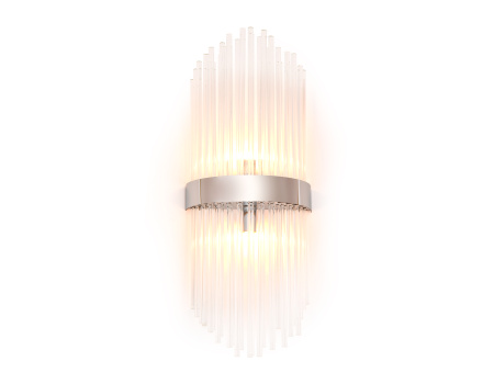 Настенный светильник с хрусталем TR5371/2 CH/CL хром/прозрачный G9/2 max 40W 500*200*100 Ambrella Light