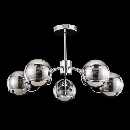 Люстра 5*E14 40Вт Хром IP20 Sally FR5014PL-05CH Freya