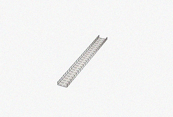 Лоток замковый перфорированный ЛМЗ 400х85х3000 УХЛ1, горячее цинкование S1,5