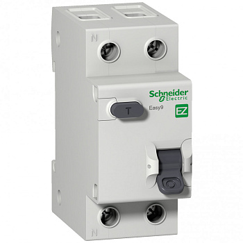 Дифференциальный автоматический выключатель АВДТ 1П+N 40А С 30мА EASY 9 Schneider Electric