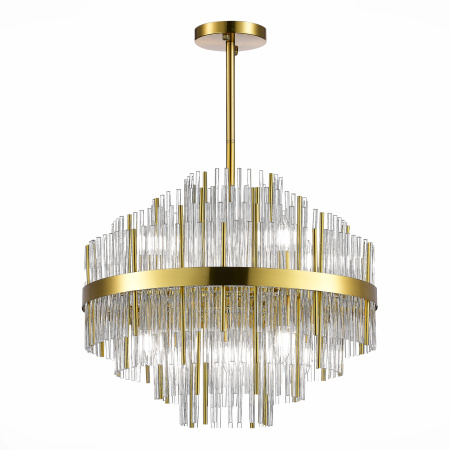Люстра подвесная Латунь/Прозрачный E14 9*60Вт SL1634.303.09 ST LUCE