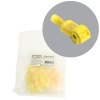 Зажим прокалывающий ответвительный с плоским разъемом (10 пар) сеч.2,5-4мм², желтый (DIY упаковка 20шт) LD503-401-6 STEKKER