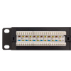 Патч-панель TERACOM PRO 19'' Cat,6 1U неэкранированная UTP 24 порта RJ-45 Dual IDC EKF