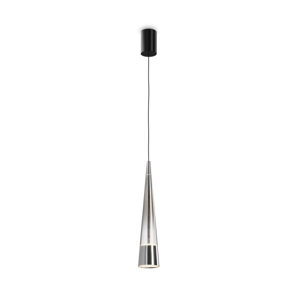 Подвесной светильник 1*LED 12Вт Хром IP20 Sintesi P090PL-L12CH3K Maytoni