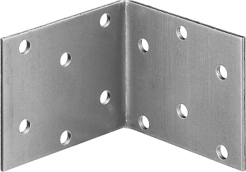 Уголок крепежный равносторонний УКР-2.0, 50х60х60 х 2мм, ЗУБР