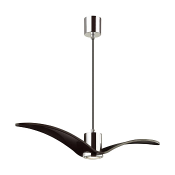Подвес GU10 1*5W BIRDS чёрный/хром/стекло C ODEON LIGHT